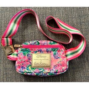 🌸 Disney Parks Collection × Lilly Pulitzer Belt Bag Minnie and Daisy 🌸